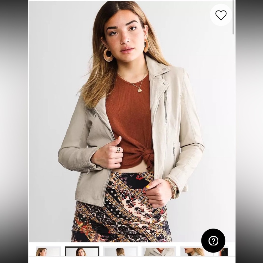 Mauritius Sofia leather jacket - Retails $278